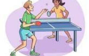 Tennis de table: Tournoi de brassage (G. Philippe, Stanislas)