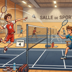 Badminton: Compétition district benjamins / Formation Jeunes arbitres